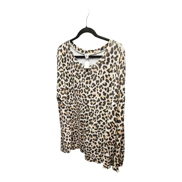 Sew In Love Animal Print Top with Black and Tan 3x Fit 2x - Picture 1 of 3